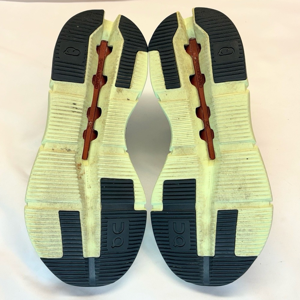 On Cloudnova Running Trainers Womens Size US 7 Limelight Eclipse Swiss Gym Shoes - Picture 6 of 13